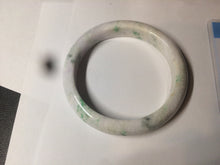 Load image into Gallery viewer, 63.8mm Certified Type A 100% Natural sunny green/white/purple Jadeite Jade bangle BK61-4016
