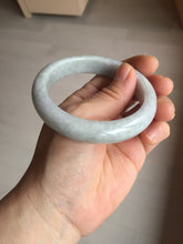 Load image into Gallery viewer, 57mm Certified Type A 100% Natural light green white jadeite Jade bangle GL48-14-4017
