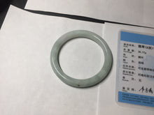 Load image into Gallery viewer, 55mm certified 100% natural Type A light green round cut jadeite jade bangle BP162-2773

