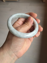 Load image into Gallery viewer, 56.8mm Certified Type A 100% Natural light green white jadeite Jade bangle GL48-13-4009
