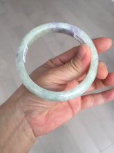 Load image into Gallery viewer, 61.5mm Certified Type A 100% Natural white/light purple/green Jadeite Jade bangle BF122-1926
