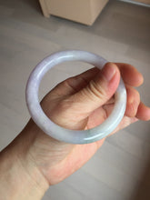 Load image into Gallery viewer, 56.5mm 100% natural type A white/purple/blue/green round cut jadeite jade bangle BL117-9431
