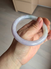 Load image into Gallery viewer, 56.5mm 100% natural type A white/purple/blue/green round cut jadeite jade bangle BL117-9431
