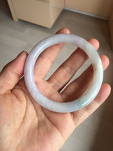 Load image into Gallery viewer, 56.5mm 100% natural type A white/purple/blue/green round cut jadeite jade bangle BL117-9431
