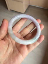 Load image into Gallery viewer, 56.5mm 100% natural type A white/purple/blue/green round cut jadeite jade bangle BL117-9431
