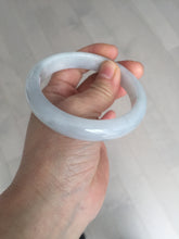 Load image into Gallery viewer, 58.5mm Certified Type A 100% Natural icy watery white Jadeite Jade bangle BM76-7045
