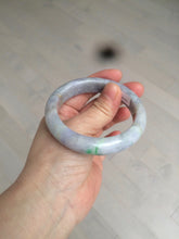 Load image into Gallery viewer, 55mm Certified 100% natural Type A sunny green/purple/gray jadeite jade bangle BH27-2125
