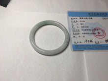 Load image into Gallery viewer, 55mm certified 100% natural Type A light green round cut jadeite jade bangle BP164-2775
