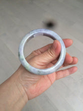 Load image into Gallery viewer, 55mm Certified 100% natural Type A sunny green/purple/gray jadeite jade bangle BH27-2125
