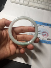 Load image into Gallery viewer, 55mm certified 100% natural Type A light green round cut jadeite jade bangle BP164-2775
