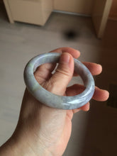 Load image into Gallery viewer, 55mm Certified 100% natural Type A sunny green/purple/gray jadeite jade bangle BH27-2125
