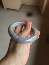 Load image into Gallery viewer, 55mm Certified 100% natural Type A sunny green/purple/gray jadeite jade bangle BH27-2125
