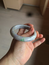 Load image into Gallery viewer, 55mm Certified 100% natural Type A sunny green/purple/gray jadeite jade bangle BH27-2125
