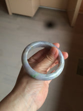 Load image into Gallery viewer, 55mm Certified 100% natural Type A sunny green/purple/gray jadeite jade bangle BH27-2125
