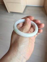 Load image into Gallery viewer, Shopify only 52mm certified type A 100% Natural sunny green/white/yellow oval jadeite jade bangle AR117-0264
