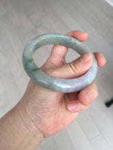 Load image into Gallery viewer, 60mm Certified Type A 100% Natural white/light purple/brown/yellow/gray(FU LU SHOU) Jadeite Jade bangle BF107-8641
