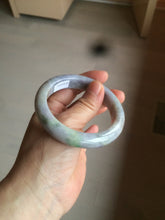 Load image into Gallery viewer, 55mm Certified 100% natural Type A sunny green/purple/gray jadeite jade bangle BH27-2125
