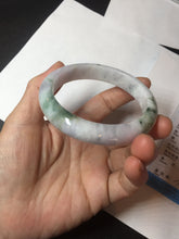 Load image into Gallery viewer, 56.6mm certificated Type A 100% Natural green purple white Jadeite Jade bangle BL66-6241

