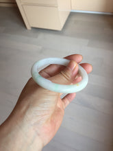 Load image into Gallery viewer, Shopify only 52mm certified type A 100% Natural sunny green/white/yellow oval jadeite jade bangle AR117-0264
