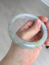 Load image into Gallery viewer, 60mm Certified Type A 100% Natural white/light purple/brown/yellow/gray (FU LU SHOU) Jadeite Jade bangle BF105-8658
