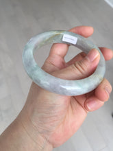 Load image into Gallery viewer, 60mm Certified Type A 100% Natural white/light purple/brown/yellow/gray (FU LU SHOU) Jadeite Jade bangle BF105-8658
