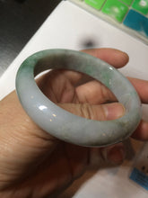 Load image into Gallery viewer, 56.4mm certificated Type A 100% Natural sunny green Jadeite Jade bangle Z129-2352
