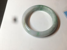 Load image into Gallery viewer, 56.4mm certificated Type A 100% Natural sunny green Jadeite Jade bangle Z129-2352
