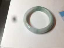 Load image into Gallery viewer, 56.4mm certificated Type A 100% Natural sunny green Jadeite Jade bangle Z129-2352
