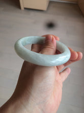 Load image into Gallery viewer, 57.4mm certified type A 100% Natural watery green jadeite jade bangle BK62-4036
