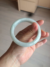 Load image into Gallery viewer, 57.4mm certified type A 100% Natural watery green jadeite jade bangle BK62-4036
