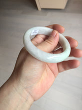 Load image into Gallery viewer, 53.2mm certificated Type A 100% Natural sunny green white(白底青) Jadeite Jade bangle BN74-3873
