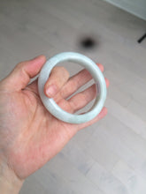 Load image into Gallery viewer, 57.4mm certified type A 100% Natural watery green jadeite jade bangle BK62-4036
