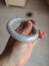 Load image into Gallery viewer, 56.5mm certified 100% natural type A sunny green/purple jadeite jade bangle BK66-4031
