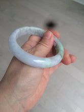 Load image into Gallery viewer, 56.5mm certified 100% natural type A sunny green/purple jadeite jade bangle BK66-4031
