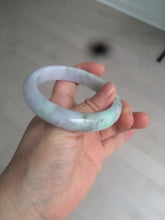 Load image into Gallery viewer, 56.5mm certified 100% natural type A sunny green/purple jadeite jade bangle BK66-4031
