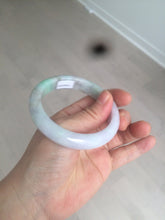 Load image into Gallery viewer, 56.5mm certified 100% natural type A sunny green/purple jadeite jade bangle BK66-4031
