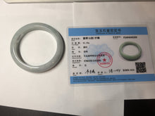 Load image into Gallery viewer, 57.5mm Certified 100% natural Type A light green white jadeite jade bangle B116-5269
