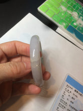 Load image into Gallery viewer, 55mm Certified 100% natural Type A icy watery light green  jadeite jade bangle BH33-5829
