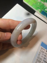 Load image into Gallery viewer, 55mm Certified 100% natural Type A icy watery light green  jadeite jade bangle BH33-5829
