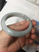 Load image into Gallery viewer, 57.5mm Certified 100% natural Type A light green white jadeite jade bangle B116-5269
