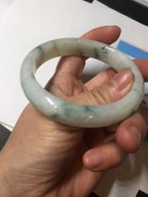 Load image into Gallery viewer, 57.7mm certified Type A 100% Natural light green/red/white Jadeite Jade bangle BP17-8109
