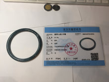 Load image into Gallery viewer, 60.5mm Certified Type A 100% Natural dark green/blue/gray Guatemala slim round cut Jadeite bangle PA97-2034
