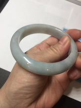 Load image into Gallery viewer, 57.5mm Certified 100% natural Type A light green white jadeite jade bangle B116-5269
