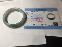 Load image into Gallery viewer, 60.3mm certified type A 100% Natural green/red chubby Jadeite Jade bangle B117-9131
