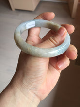 Load image into Gallery viewer, 59mm Certified Type A 100% Natural icy watery blue green brown Jadeite Jade bangle H157-70322
