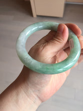 Load image into Gallery viewer, 卖了 58mm certified 100% natural type A light sunny green chubby round cut jadeite jade bangle BL8-5394
