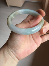 Load image into Gallery viewer, 59mm Certified Type A 100% Natural icy watery blue green brown Jadeite Jade bangle H157-70322
