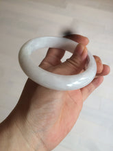Load image into Gallery viewer, 57.9mm certified type A 100% Natural light green/white jadeite jade bangle AY53-1460
