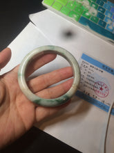 Load image into Gallery viewer, 59.3mm Certified 100% natural Type A sunny green/brown jadeite jade bangle BH38-4359
