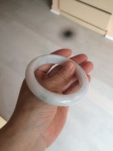 Load image into Gallery viewer, 57.9mm certified type A 100% Natural light green/white jadeite jade bangle AY53-1460
